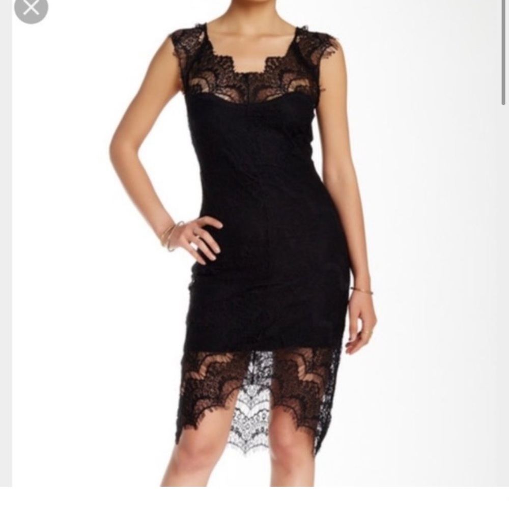 Free people lace black dress
